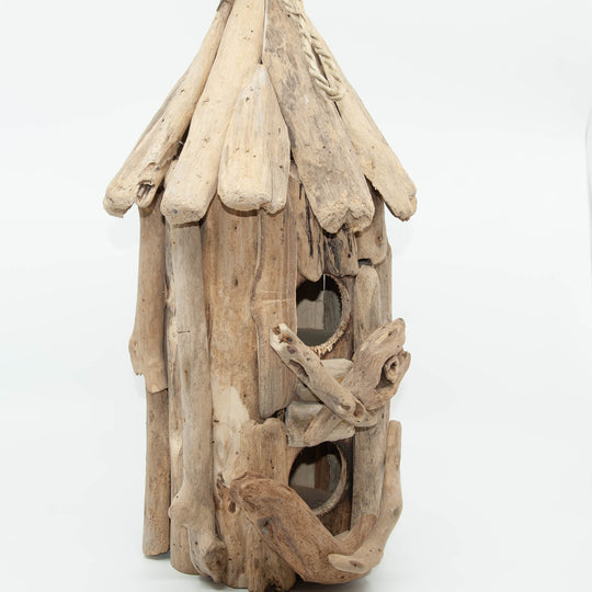 Driftwood Double Birdhouse