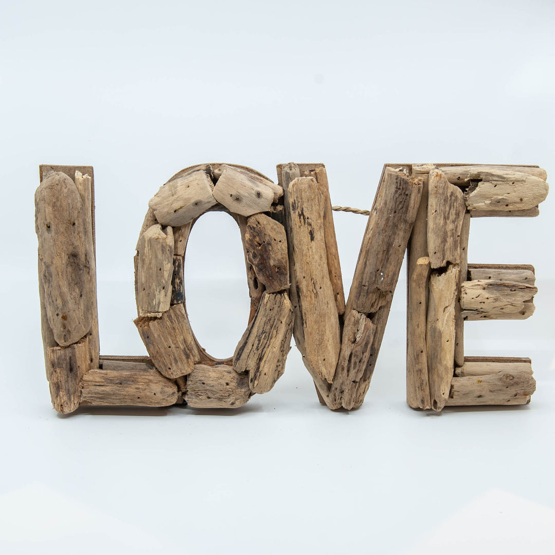 Enseigne "Amour" en Diftwood