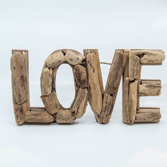 Enseigne "Amour" en Diftwood