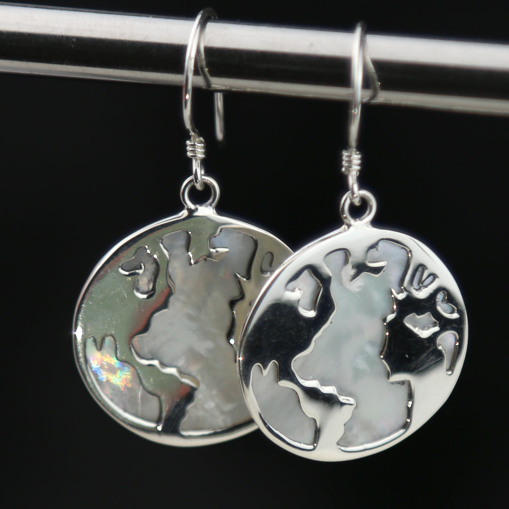 Boucle d'oreille Shell Earth