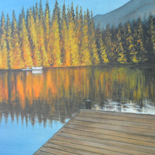 Quai aux couleurs d'automne