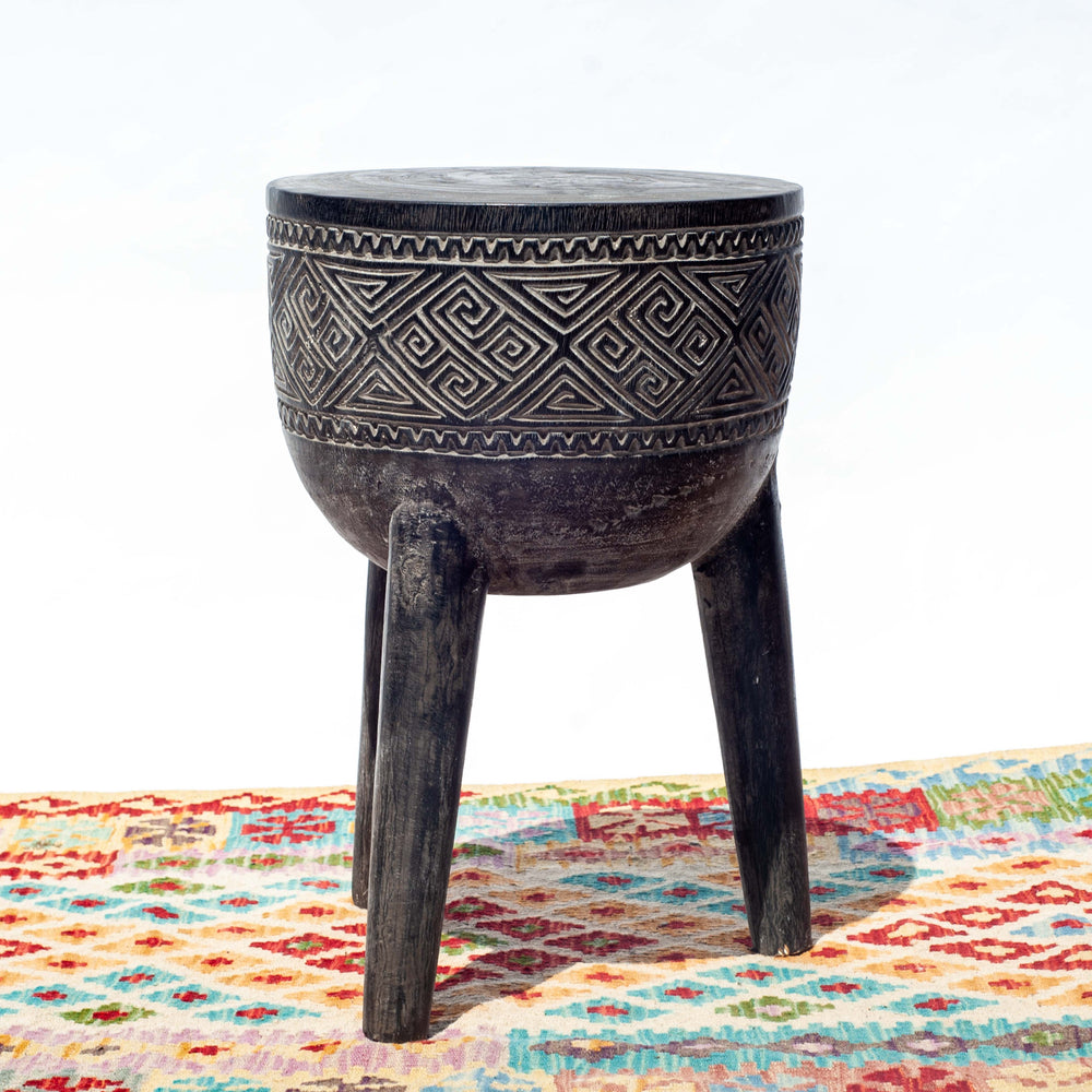 Primitive Balinese Suar Wood Stool