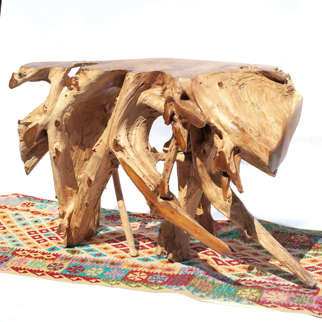 Teak Root Console