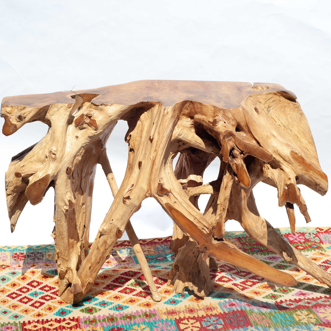 Teak Root Console