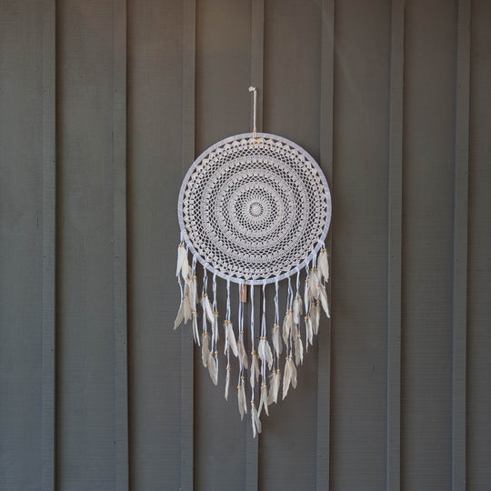 Macrame Dreamcatcher Wall Hanging- Large