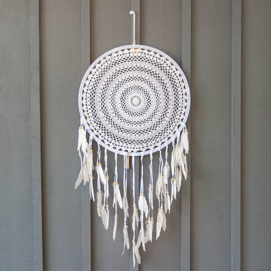 Macrame Dreamcatcher Wall Hanging- Large