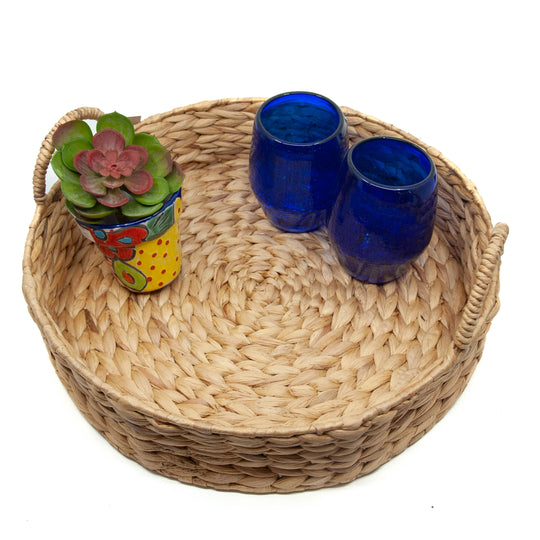 Panier de service tissé à la main