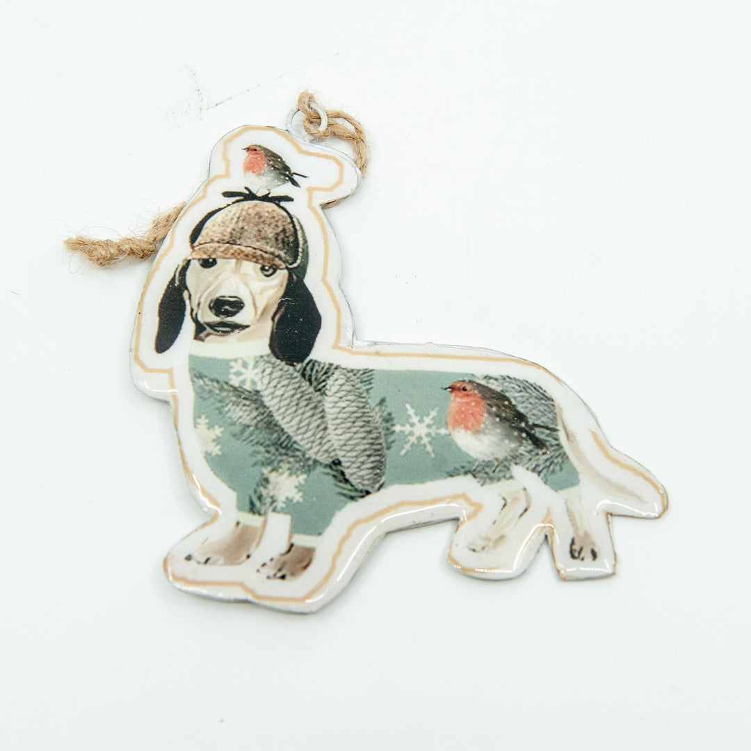 Winter Dog Ornament