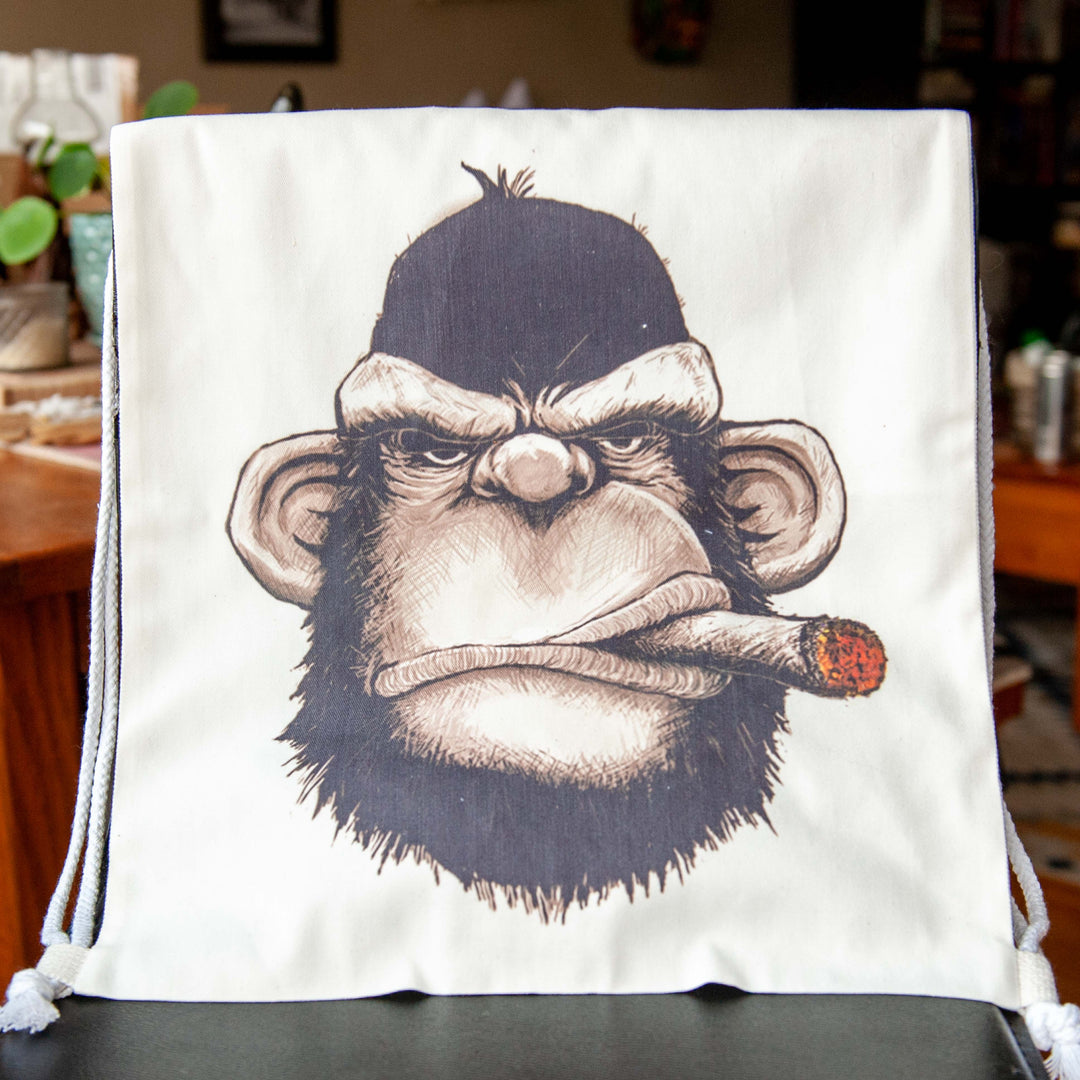 Pas d'affaires de singe Sac à cordon