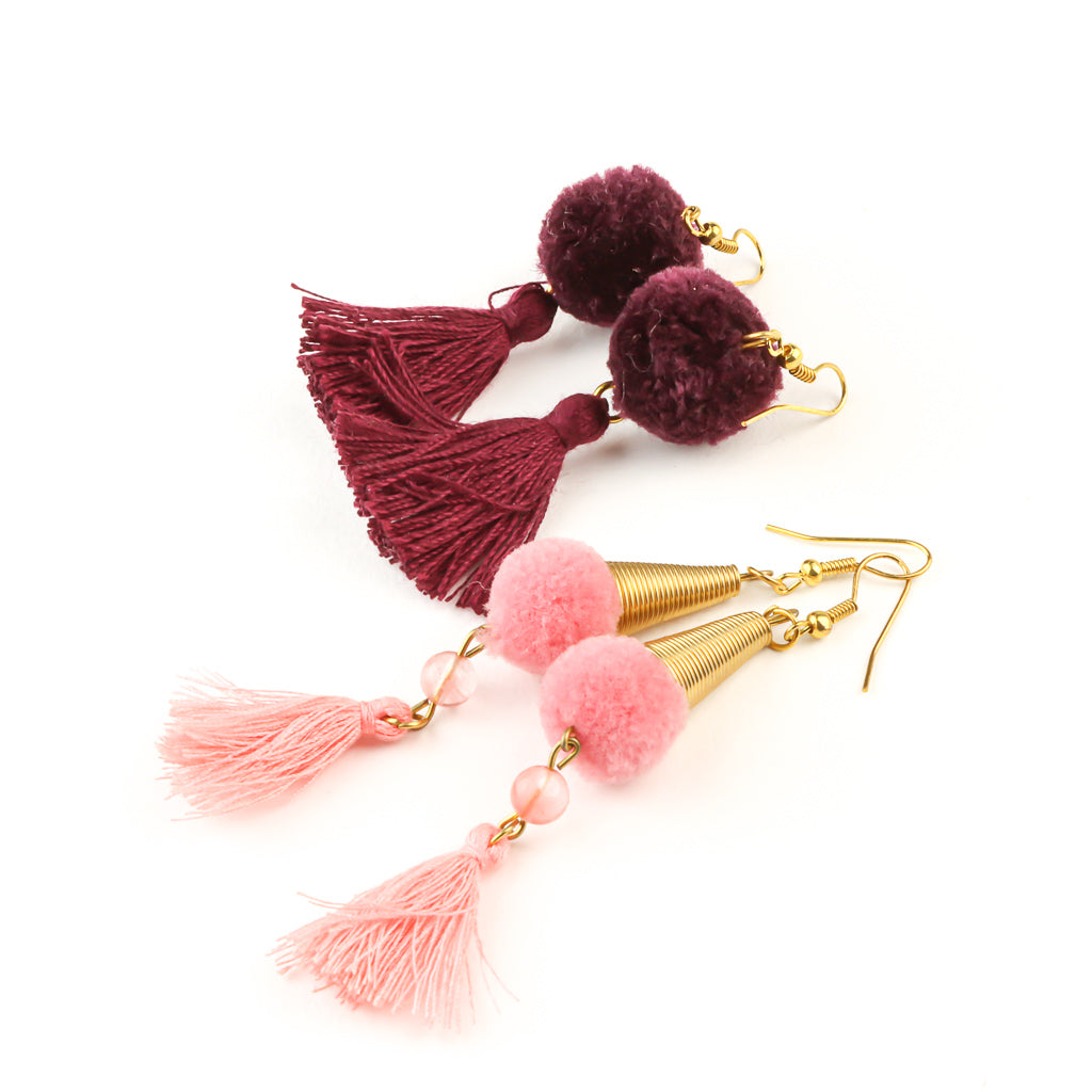 Tassel Earrings – One World Bazaar