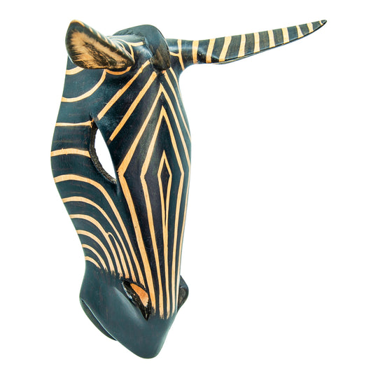 Zebra Mask Large- Kenya