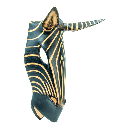 Zebra Mask Large- Kenya