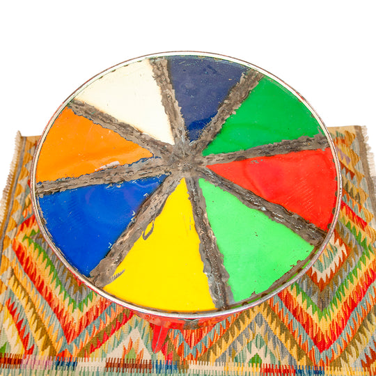 Recycled Oil Drum Circular Table