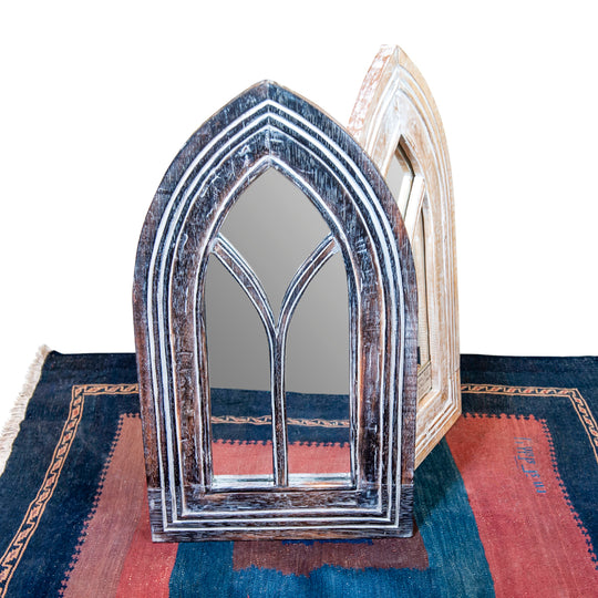 Miroir cathédrale de Bali à deux volets