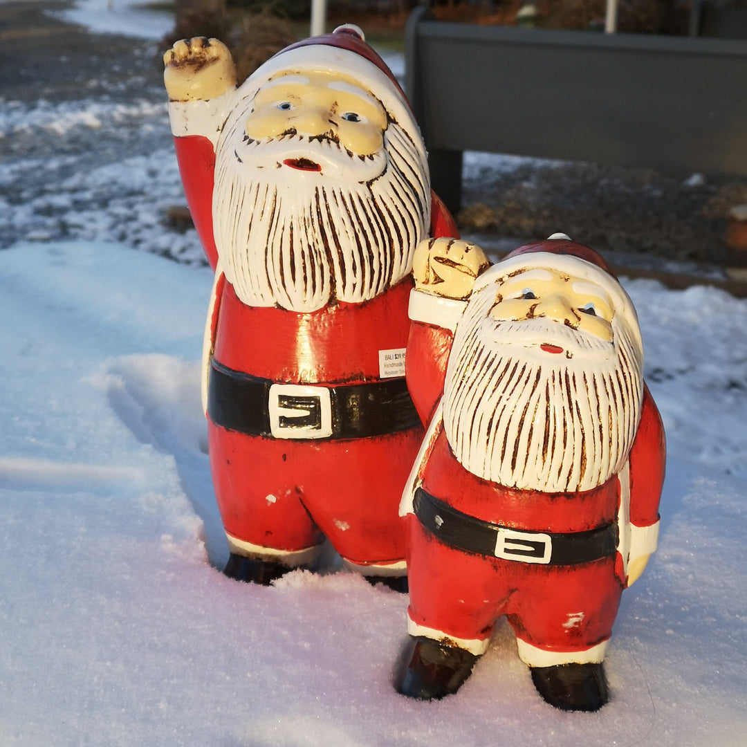 Pouvoir du Père Noël en bois