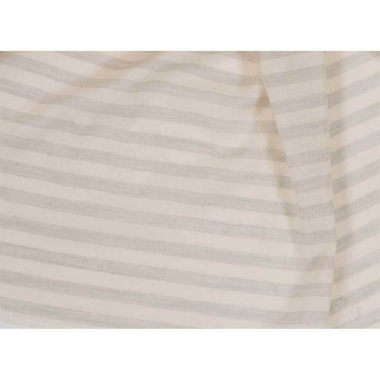 Half-Striped Scarf - Grey