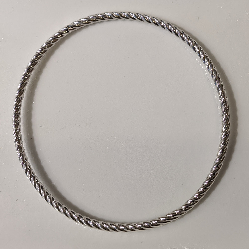 Jonc Argent - Twist Serré