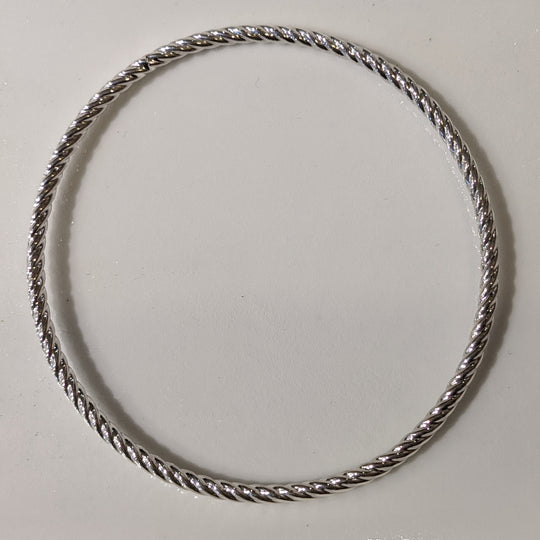 Jonc Argent - Twist Serré