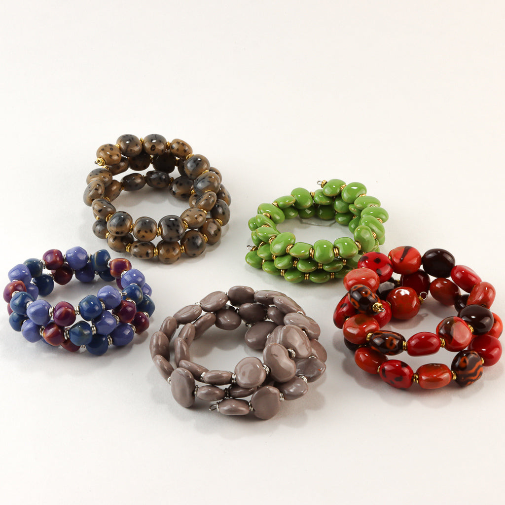 Kenyan Kazuri Beaded Bracelet