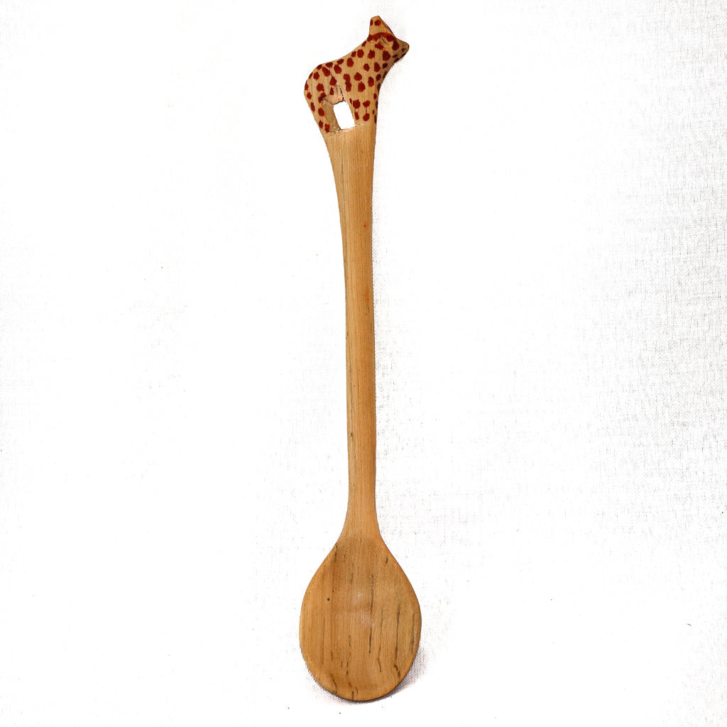 Painted Cheetah Stir Spoon