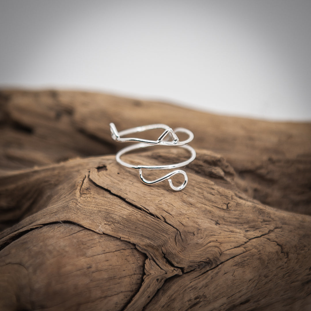 Thai Cat-Shaped Sterling Silver Ring