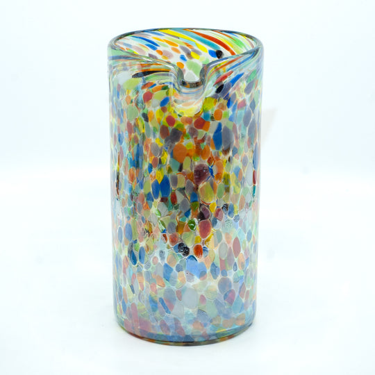 Mexican Glass Pitcher - Confetti