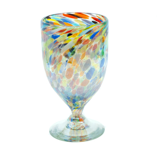 Mexican Ice Tea Glass - Confetti - 6.5"