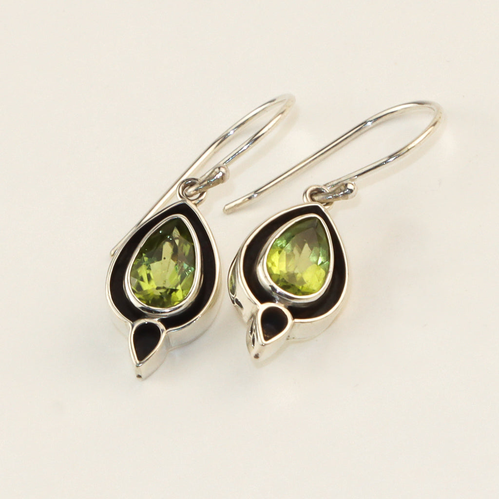 Peridot Drop Earrings