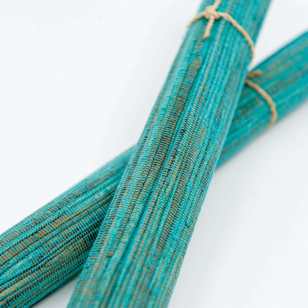 Sets de Table en Jonc de Mer - Lot de 6 - Turquoise