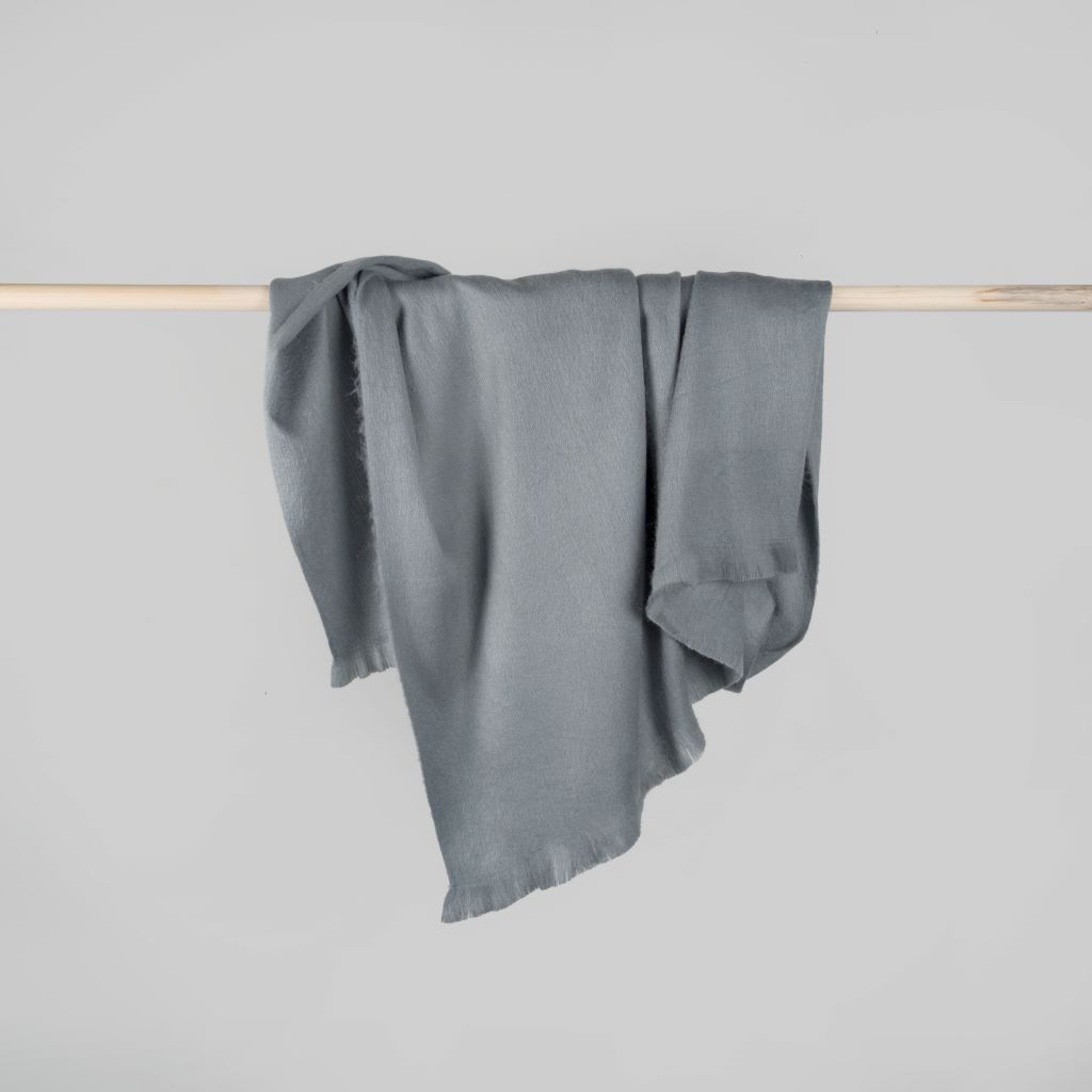 Alpaca Throw - Fossil