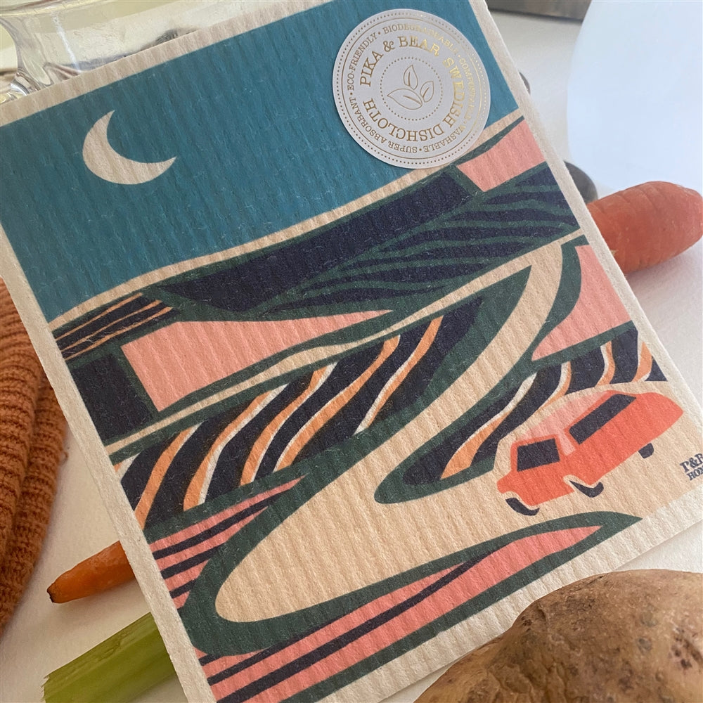 Swedish Dishcloth - Night Drive