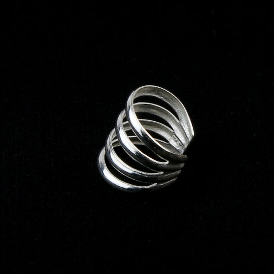 Silver Four Line Ear Cuff