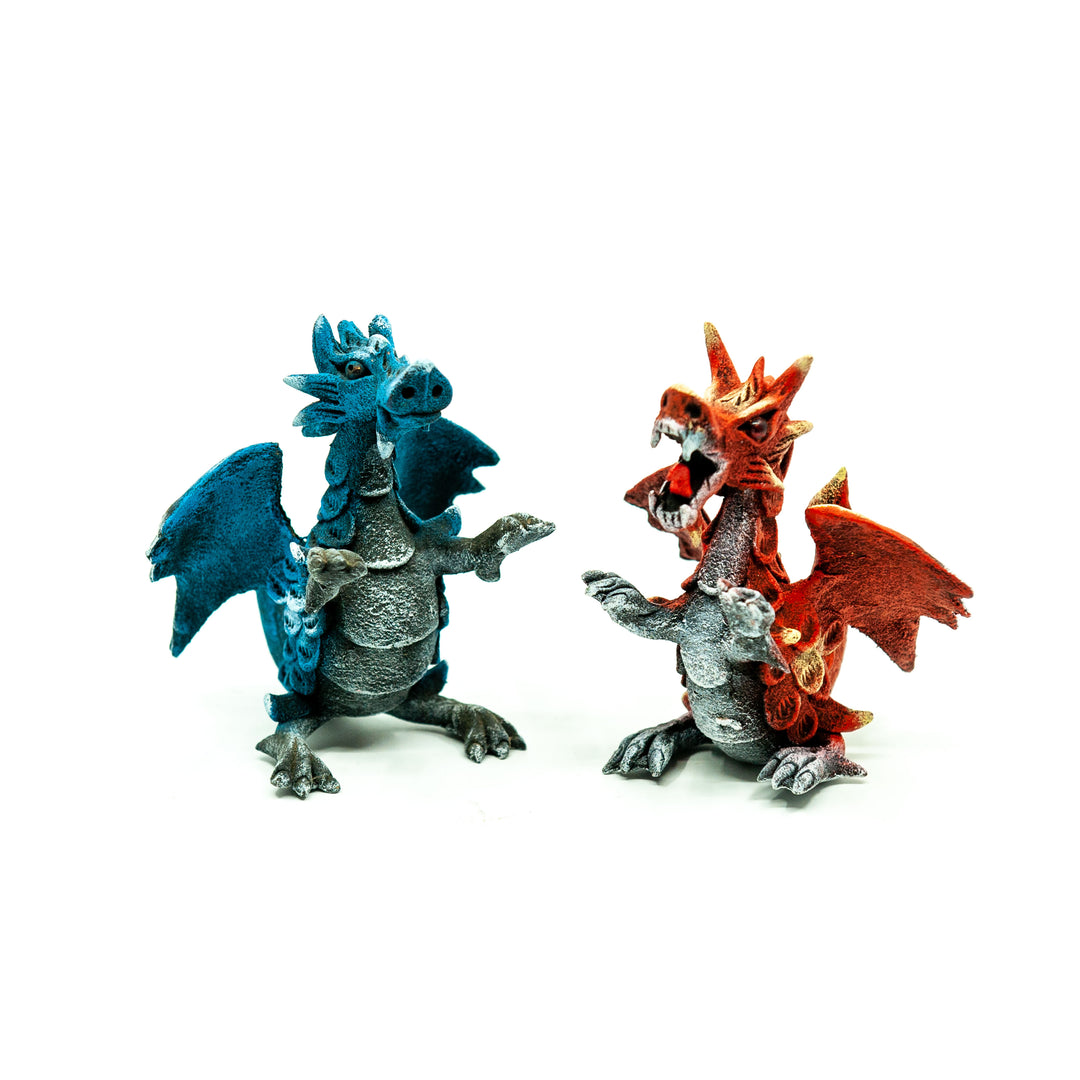 Dragon sciure moyen - à quatre pattes (noir)