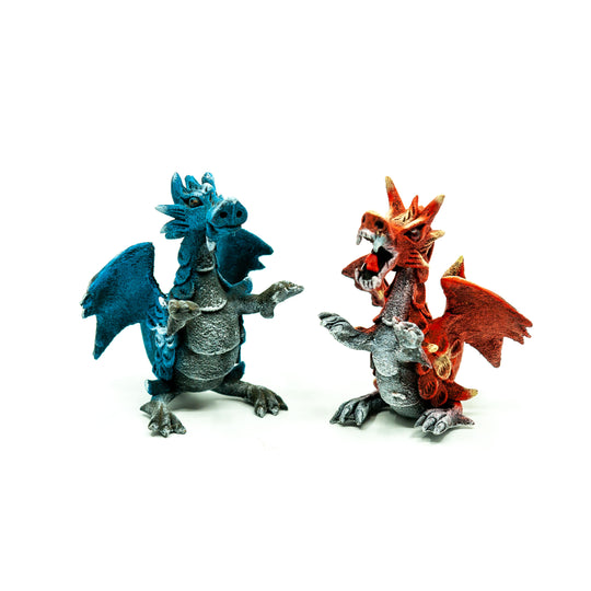 Dragon sciure moyen - à quatre pattes (noir)