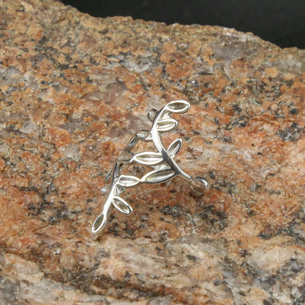 Silver Vine Cuff Earring