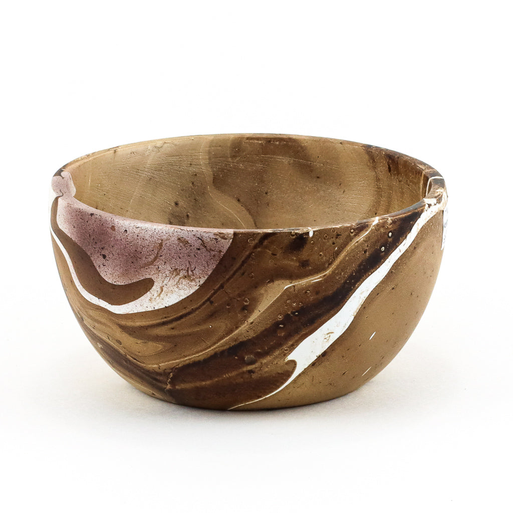 Mango Wood Small Bowl - 5" (Latte)