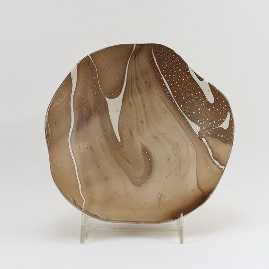 Mango Wood Flower Bowl - 7" (Latte)