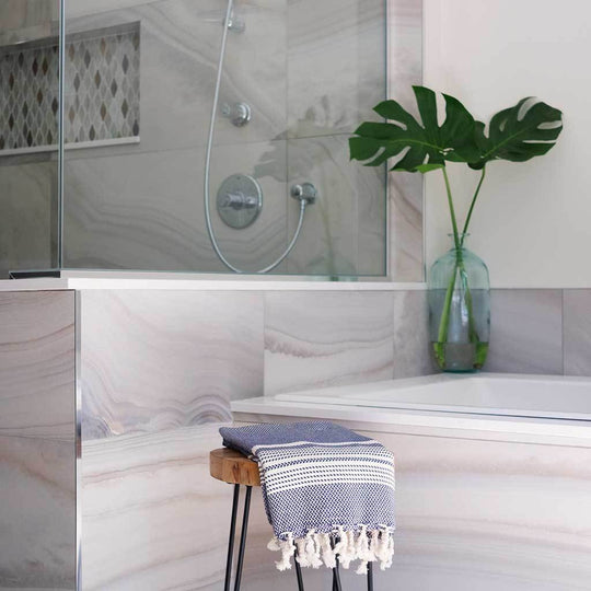 Turkish Towel - Hasir - Navy