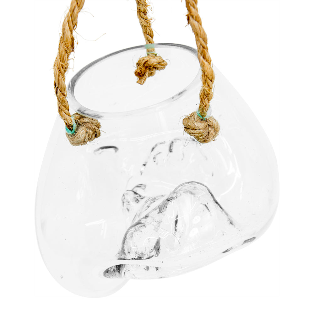 Hanging Blown Glass Bowl-Large