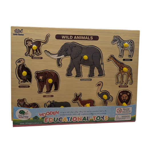 Knob Puzzle Wood Board