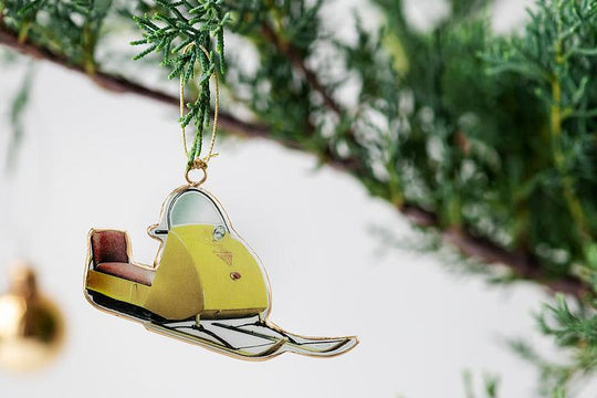 Vintage Ski Doo Ornament