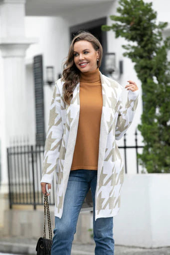 Houndstooth Cardigan