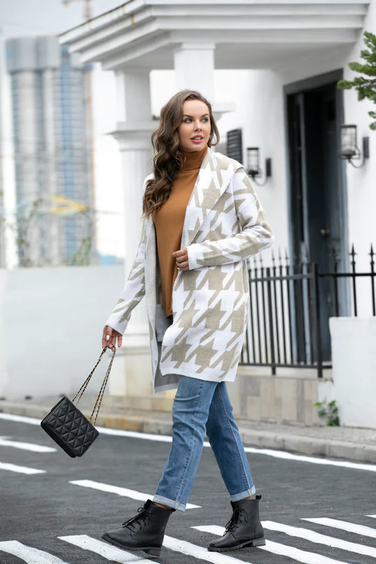 Houndstooth Cardigan