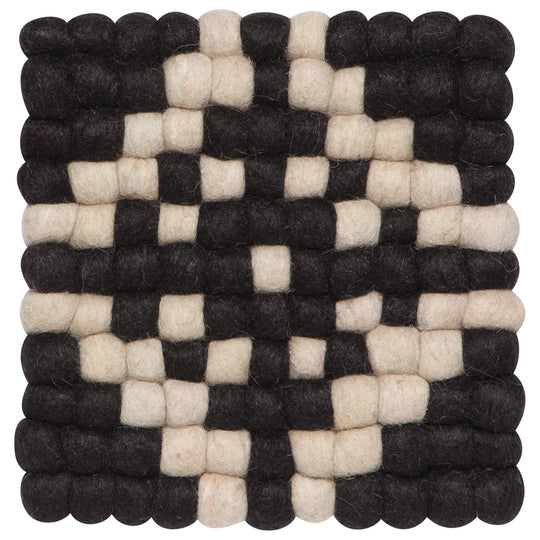 Ember Wool Felt Ball Trivet