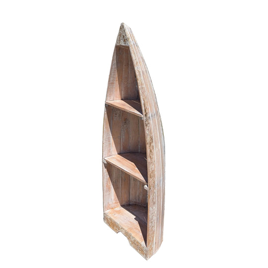 Boat Shelf Unit Albasia Wood