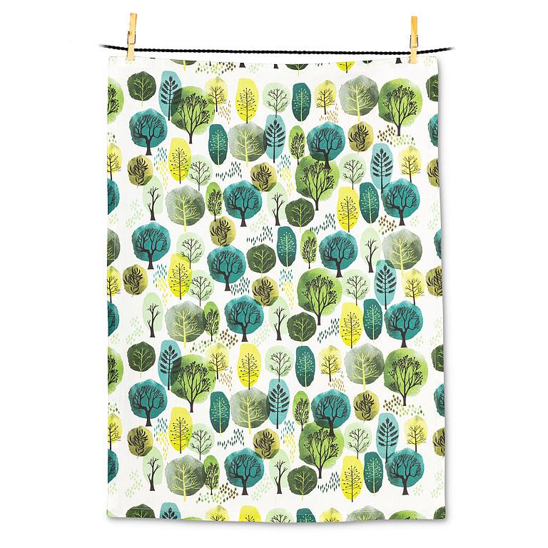 Allover Trees Kitchen Towel