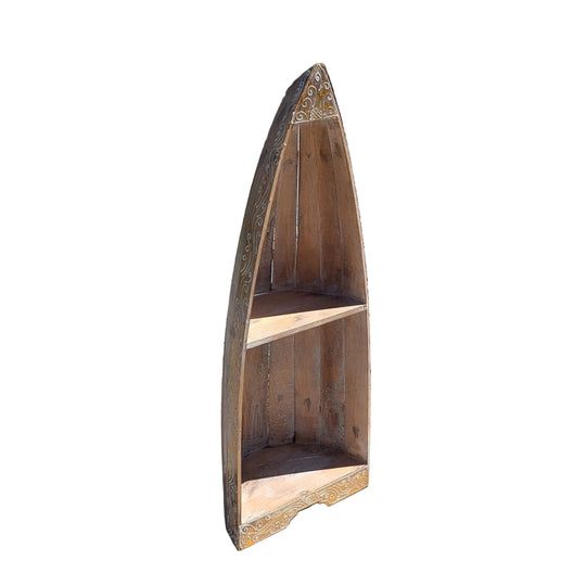 Boat Shelf Unit Albasia Wood