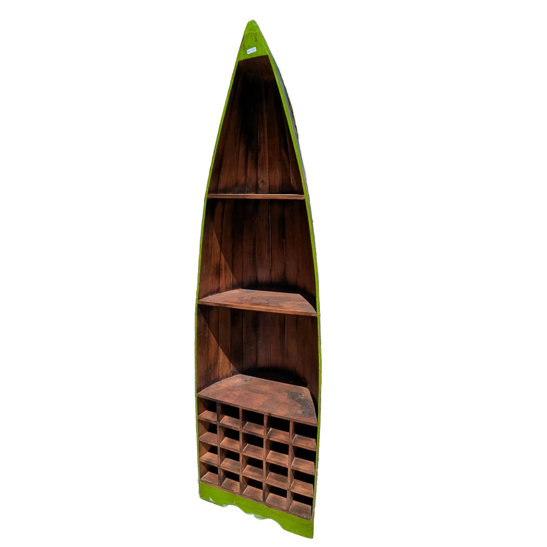 Boat Shelf Unit Albasia Wood