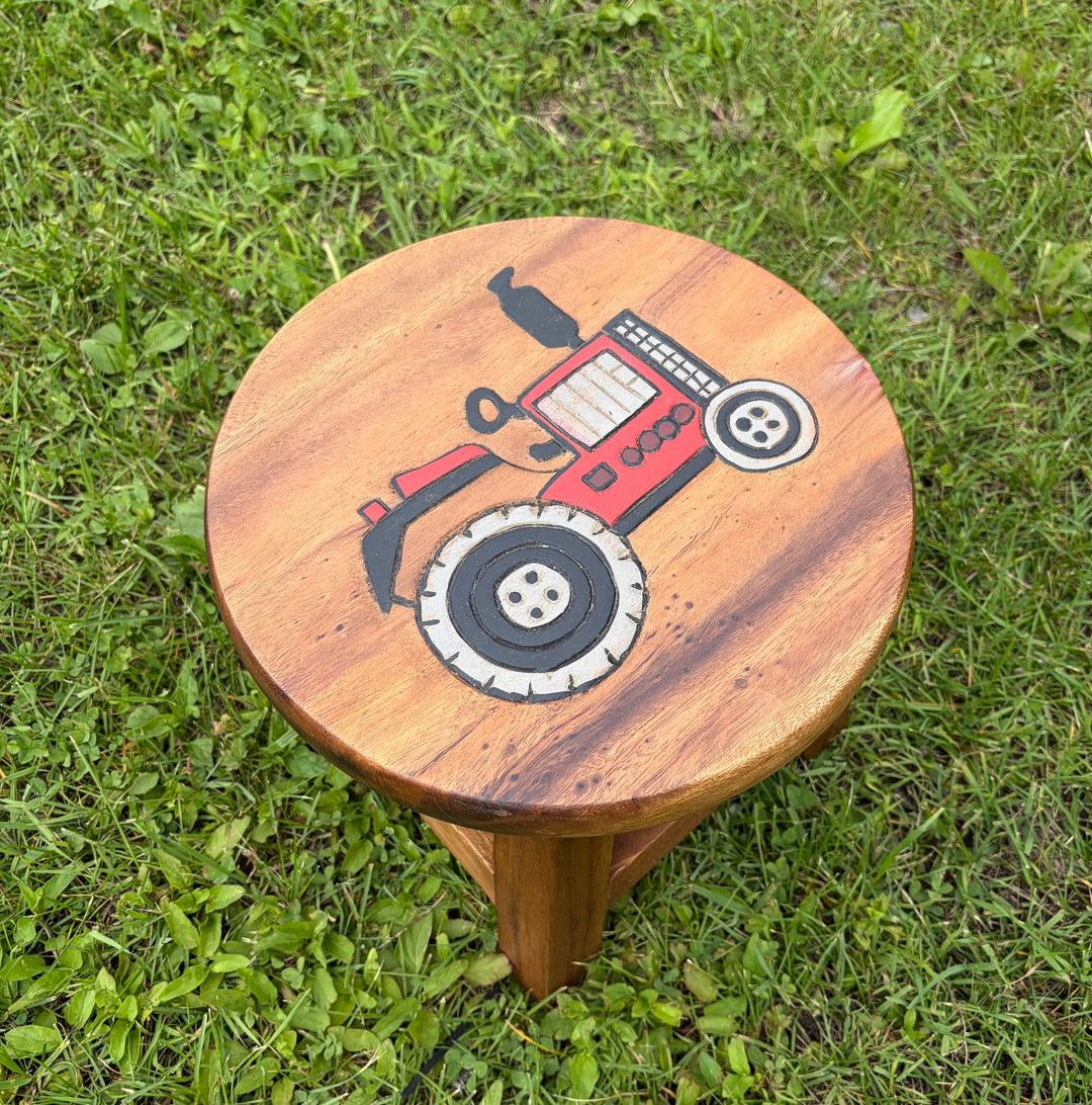 Monkeypod Wood Kid Stool