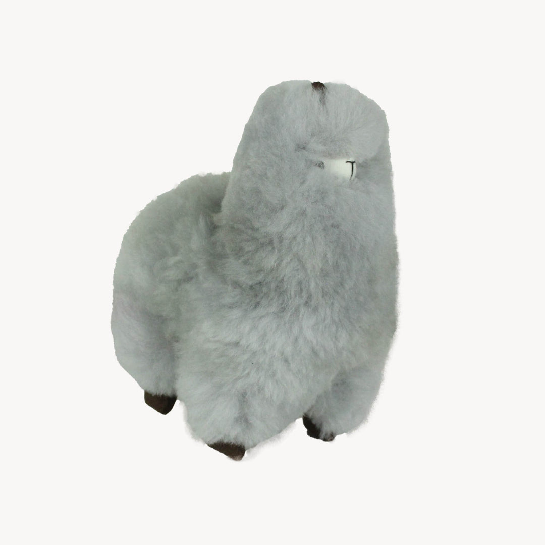 Alpaga Animal - Alpaga Debout - 12" - Blanc